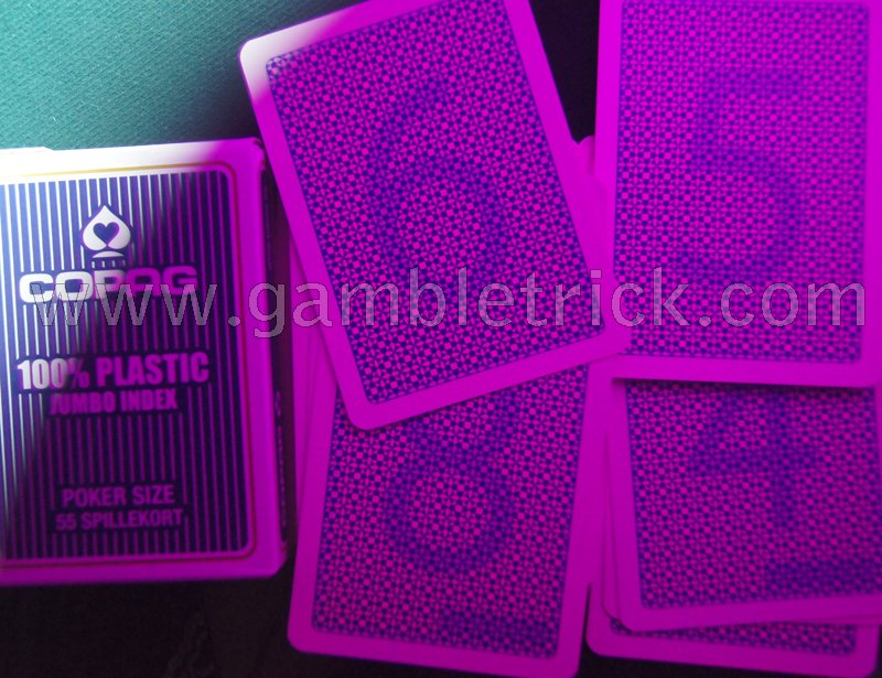 Copag 100% plástico índice de 4 cartas marcadas