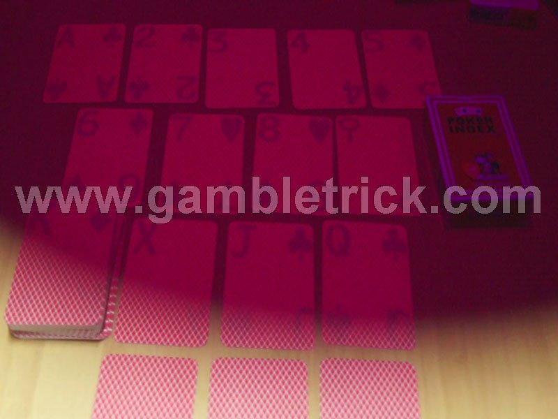 Índice de Modiano Poker cartas marcadas