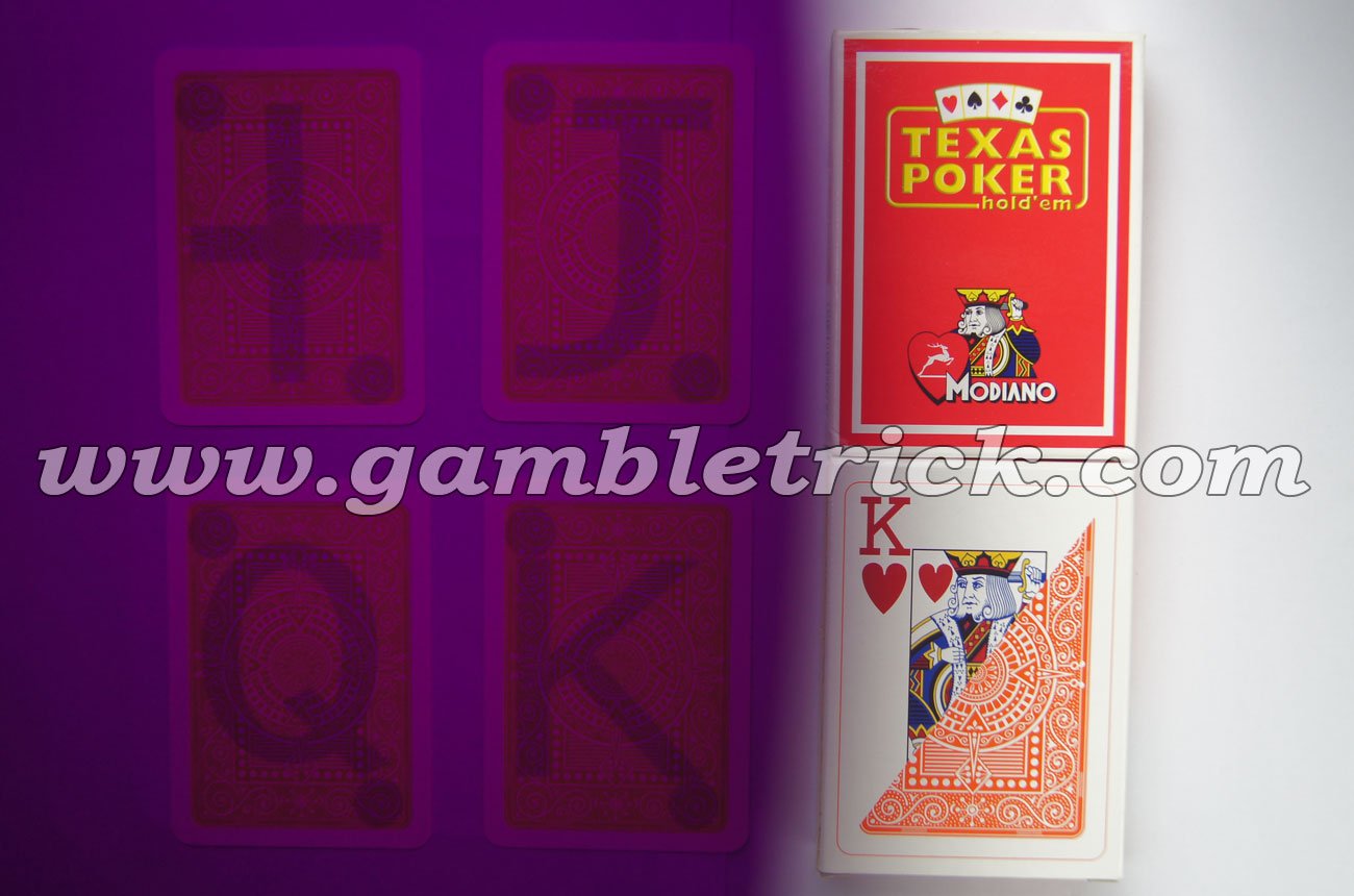 cartas de Modiano Texas Hold'em marcadas